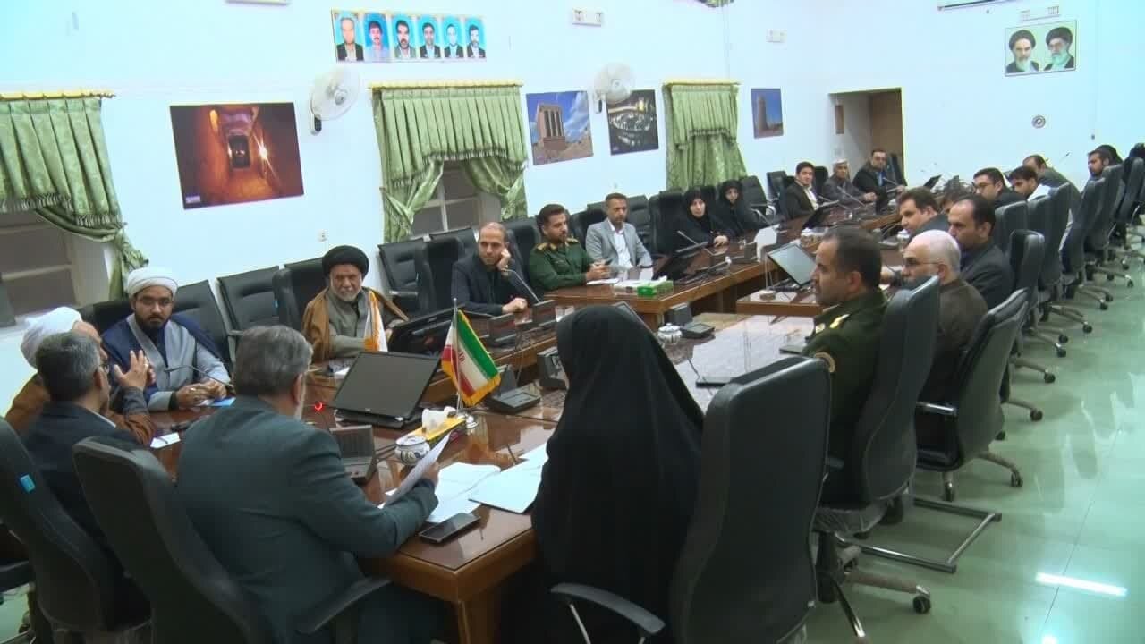 ملانوری سرپرست فرمانداری ویژه میبد در جلسه هماهنگی برگزاری راهپیمایی روز قدس ملانوری سرپرست فرمانداری ویژه میبد در جلسه هماهنگی برگزاری راهپیمایی روز قدس