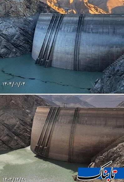 پشت پرده خشکی سد کرج / «تا طبقه دوم را تامین آب میکنیم»/ اوضاع سد کرج در ادوار گذشته / دادههای هفتگی آب کشور از 18 اسفند به بعد بهروزرسانی نشده 5