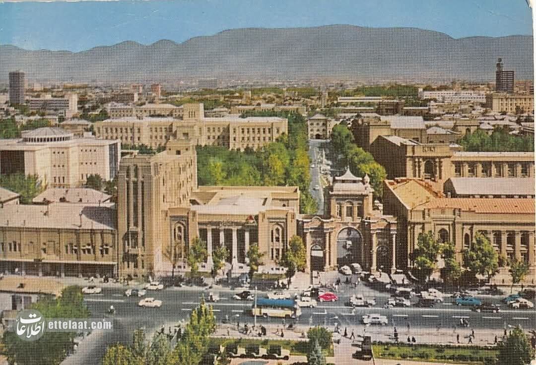 تصاویر کمتر دیده شده از میدانهای قدیمی تهران/ کارتپستال فروشی ۵۰ سال پیش