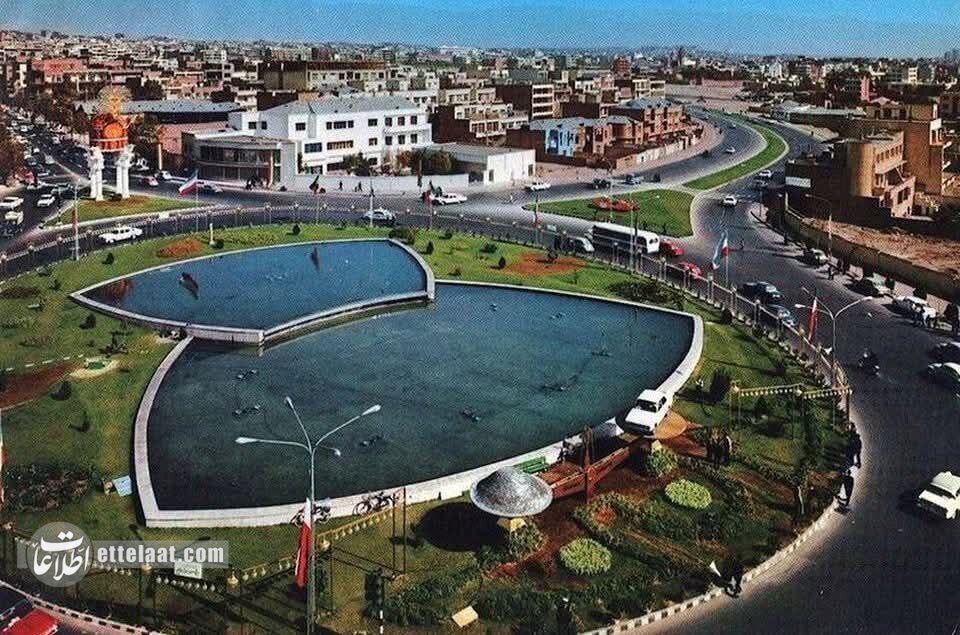 تصاویر کمتر دیده شده از میدانهای قدیمی تهران/ کارتپستال فروشی ۵۰ سال پیش