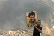 ببینید | تصاویر دیده نشده از محل شهادت سید حسن نصرالله