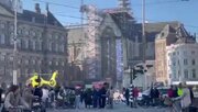 ببینید | اولین تصاویر از حمله خونین با چاقو در مرکز آمستردام