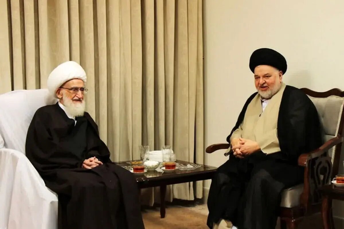 نماینده آیت الله سیستانی به دیدار مرجع تقلید معروف رفت+عکس