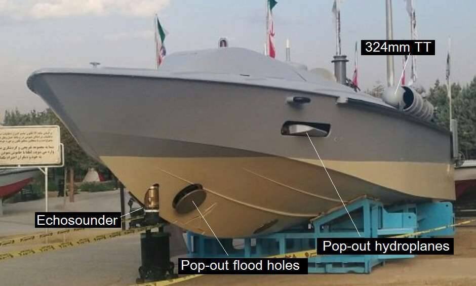 تصاویری از مهلک ترین سلاح دریایی ایران/ ویژگی منحصر به فرد شناور سپاه چیست؟