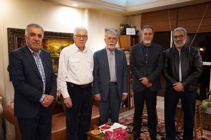 دیدار نوروزی وزیر فرهنگ با علیرضا زریندست