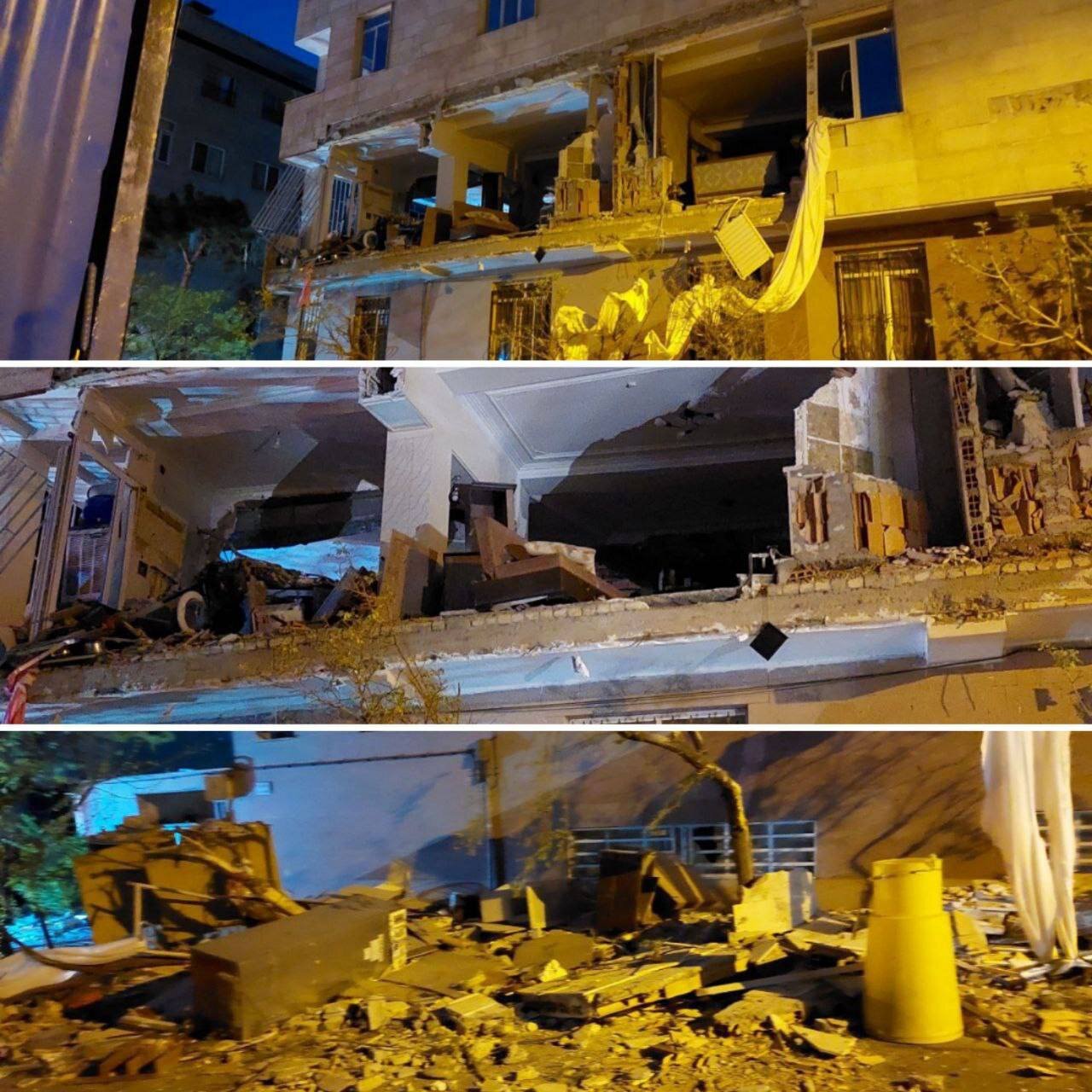 انفجار یک مجتمع مسکونی در تهران/ عکس