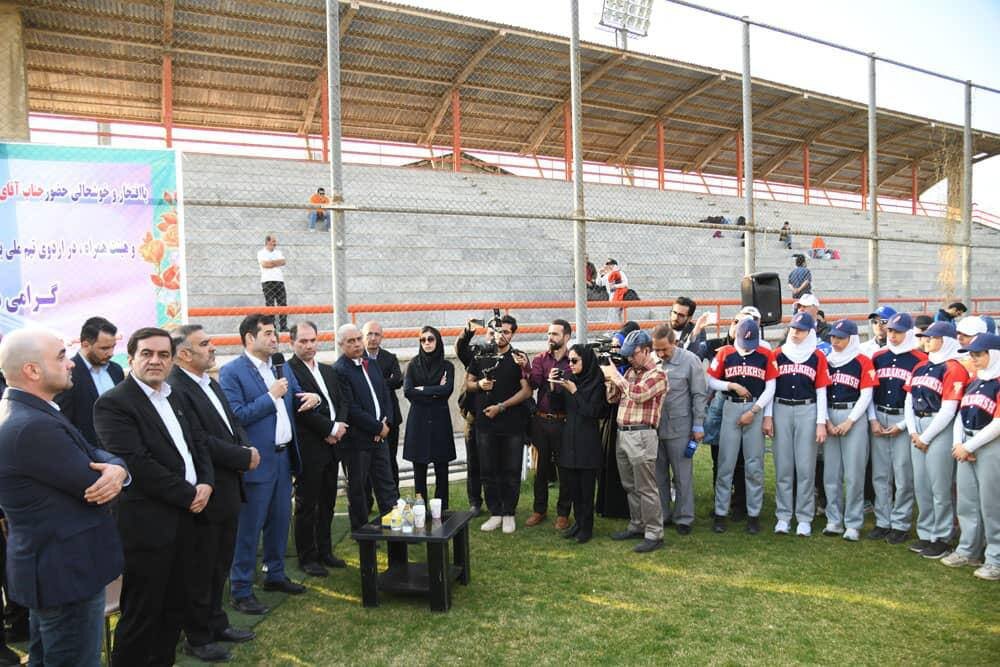 گزارش تصویری از بازدید دکتر دنیامالی وزیر ورزش و جوانان از اردوی تیم ملی بیسبال در استان البرز