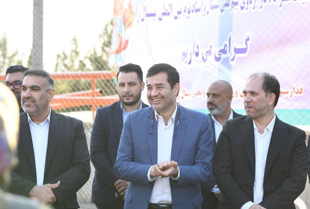 گزارش تصویری از بازدید دکتر دنیامالی وزیر ورزش و جوانان از اردوی تیم ملی بیسبال در استان البرز