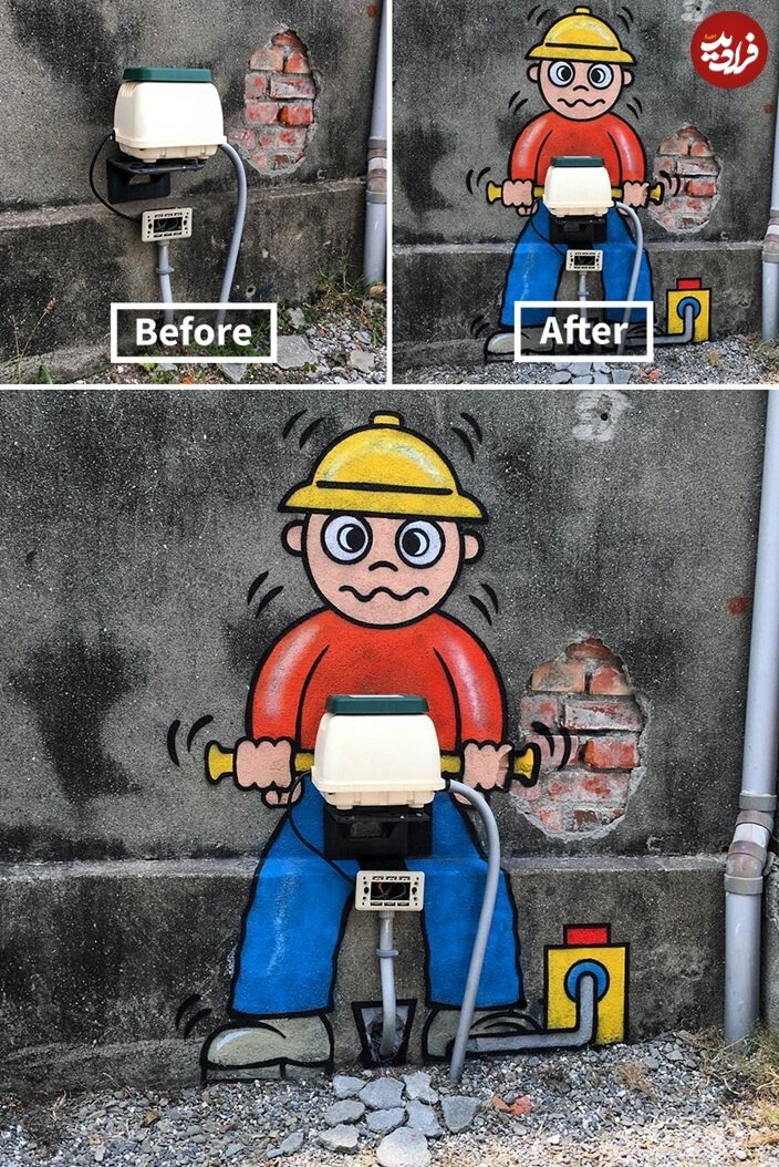 آثاری از هنرمند نیویورکی که تماشاگر را به لبخند وا میدارد/ عکس