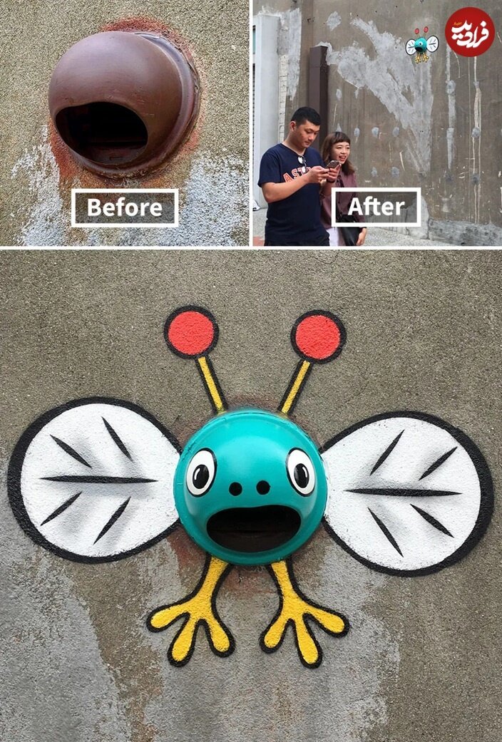 آثاری از هنرمند نیویورکی که تماشاگر را به لبخند وا میدارد/ عکس