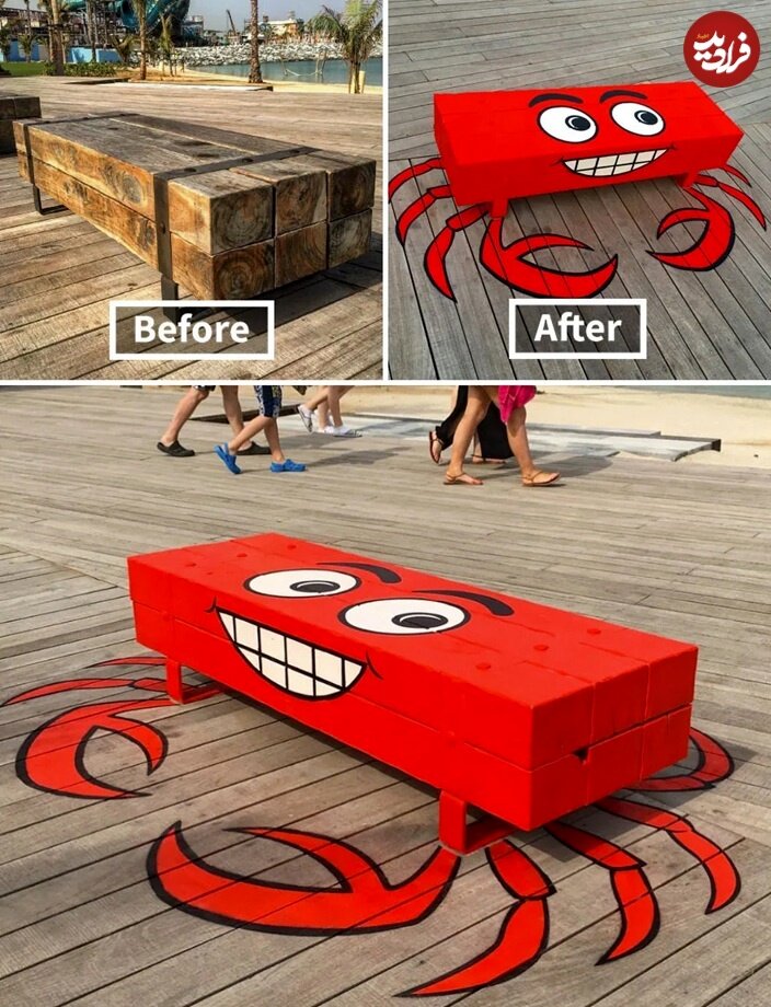 آثاری از هنرمند نیویورکی که تماشاگر را به لبخند وا میدارد/ عکس