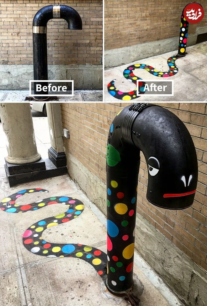 آثاری از هنرمند نیویورکی که تماشاگر را به لبخند وا میدارد/ عکس