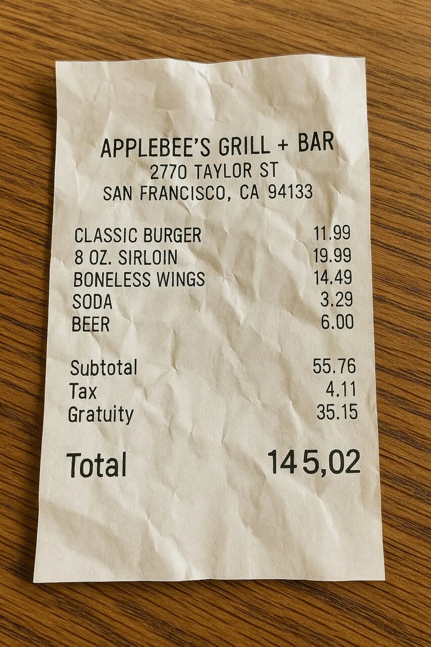 جنجال ساخت رسیدهای جعلی غیرقابل تشخیص با «ChatGPT» / عکس