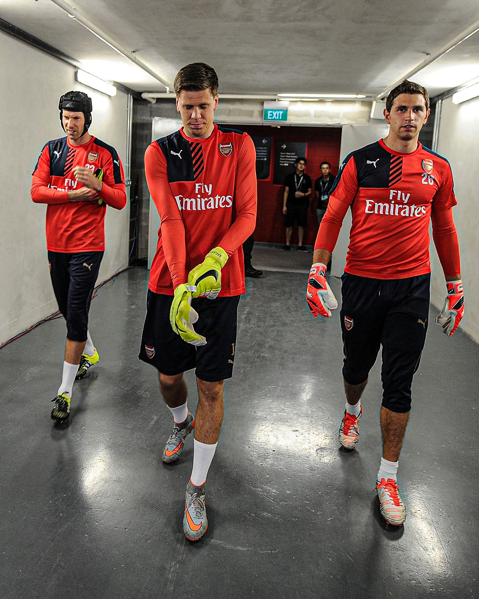 عکس| قاب باورنکردنی؛ زمانی که سه شماره ۱  در آرسنال حضور داشتند!