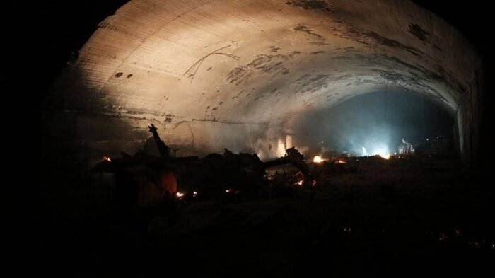 وزارت خارجه سوریه: فرودگاه نظامی حماه نابود شد/عکس