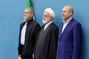 اولین عکس از نشست سران قوا به میزبانی پزشکیان