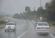 بارش باران و برف در اکثر جاده‌های مواصلاتی کشور