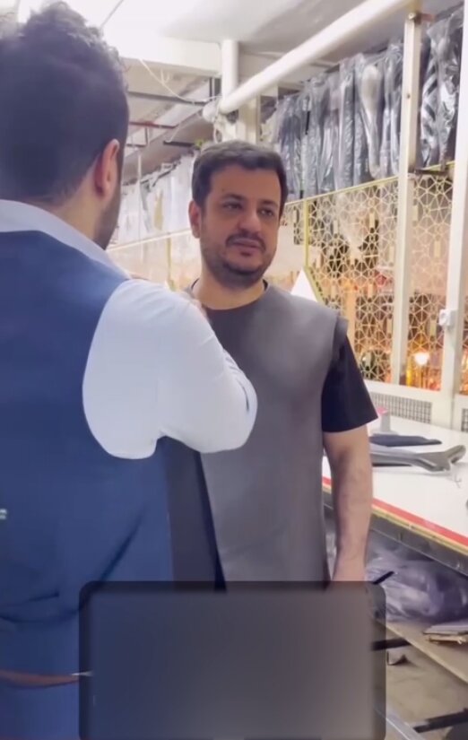 حضور رائفیپور در مزون لاکچری سلبریتی ها+تصاویر