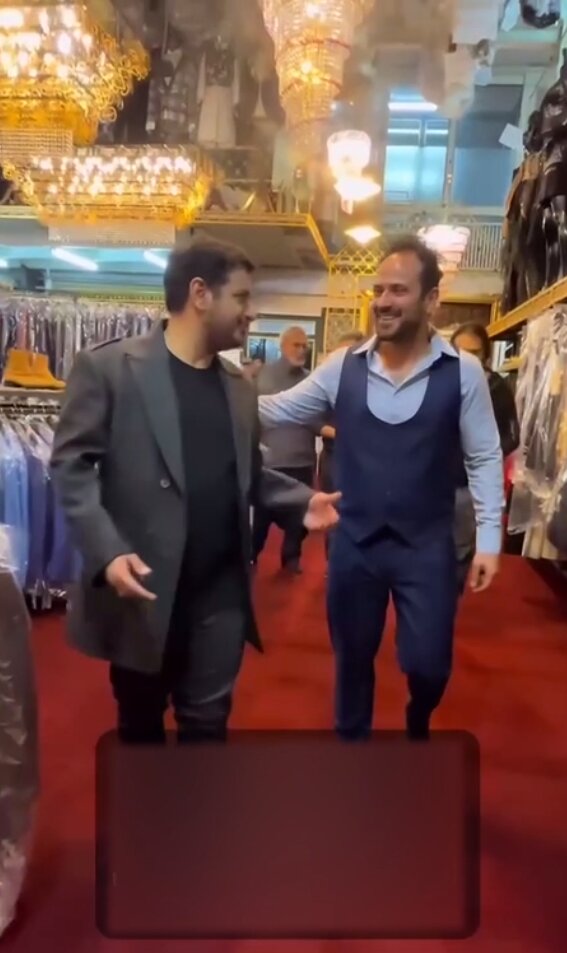 حضور رائفیپور در مزون لاکچری سلبریتی ها+تصاویر