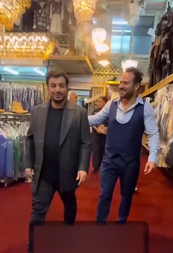 حضور رائفیپور در مزون لاکچری سلبریتی ها+تصاویر