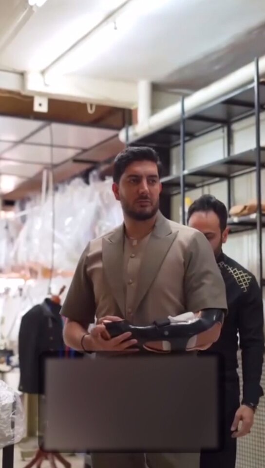 حضور رائفیپور در مزون لاکچری سلبریتی ها+تصاویر