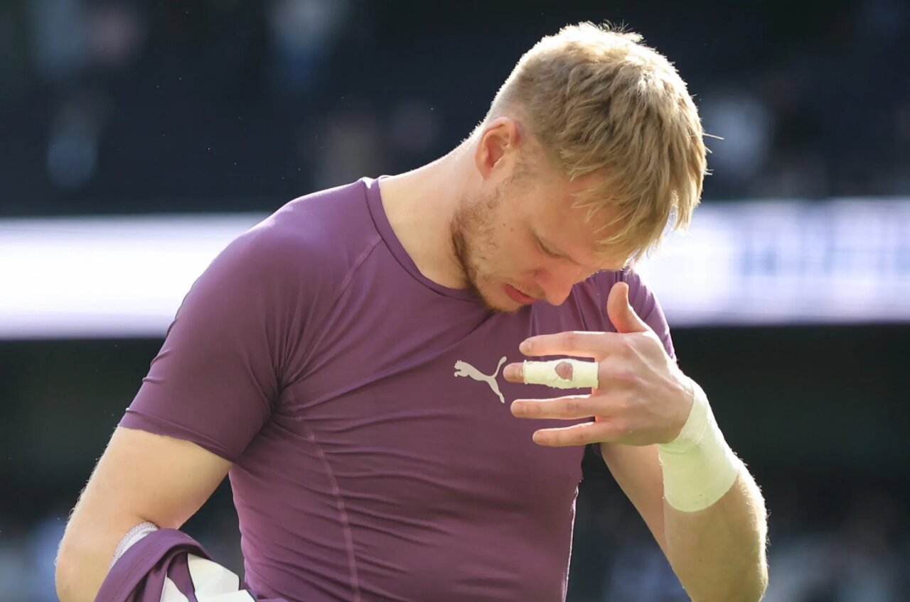 عکس | نفرین باورنکردنی علیه دروازهبان لیگ برتری؛ چهارمین سقوط هم قطعی شد!