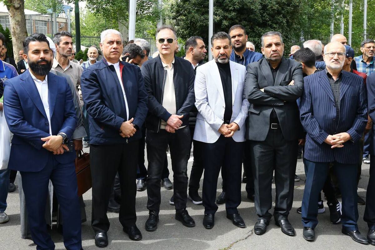 عکس| آخرین وداع فرامرز ظلی با ورزشگاه شیرودی