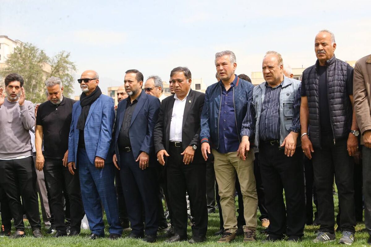 عکس| آخرین وداع فرامرز ظلی با ورزشگاه شیرودی