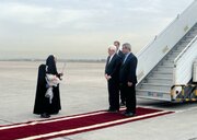 محمدرضا عارف؛ معاون اول رئیس جمهور وارد مشهد مقدس شد