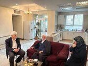 حضور حجت‌الاسلام والمسلمین محسنی اژه‌ای در منزل «عنایت‌الله بخشی»