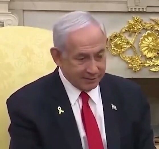 چهره درهم نتانیاهو پس از شنیدن خبر مذاکرات ایران و آمریکا/عکس