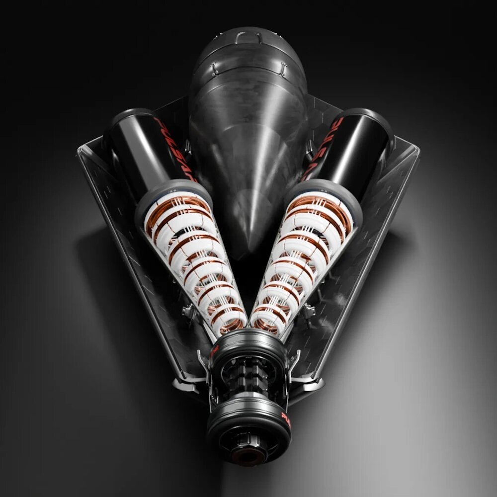 ظاهر عجیب موشک اتمی سری انگلیس / عکس