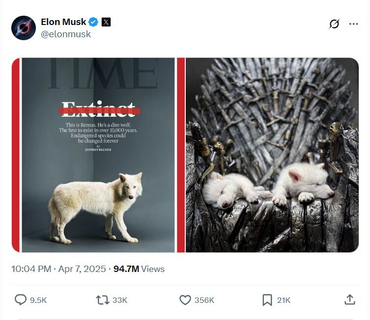 حیوان خانگی عجیب ایلان ماسک