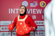 قهرمانی شهربانو منصوریان در جام جهانی ووشو فقط با یک مسابقه