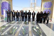 تجدید میثاق هنرمندان چهارمحال وبختیاری با شهدا