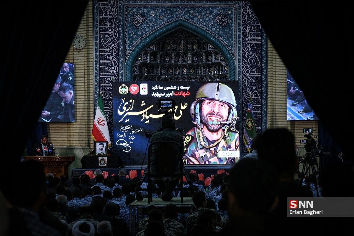 تصاویری از حضور فرماندهان ارشد نظامی در مراسم بزرگداشت شهید صیاد شیرازی / فاطمه مهاجرانی هم به ستاد ارتش رفت