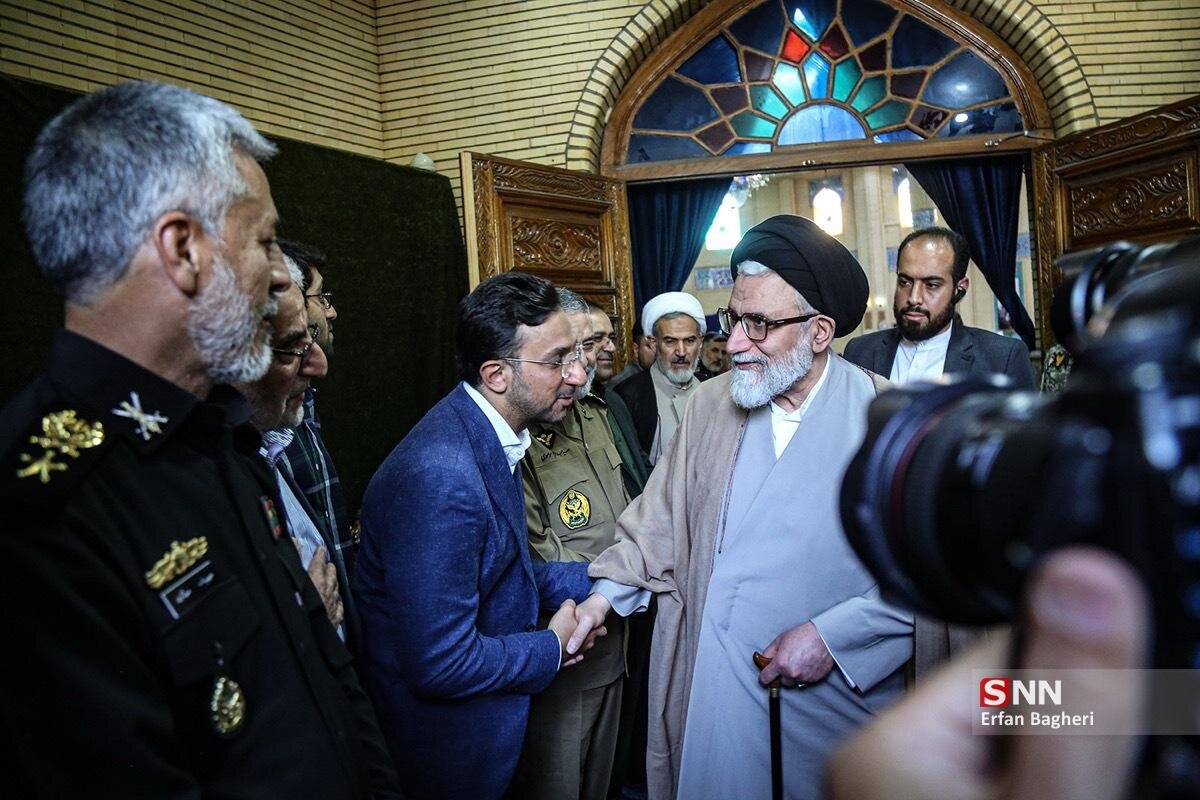 تصاویری از حضور فرماندهان ارشد نظامی در مراسم بزرگداشت شهید صیاد شیرازی / فاطمه مهاجرانی هم به ستاد ارتش رفت