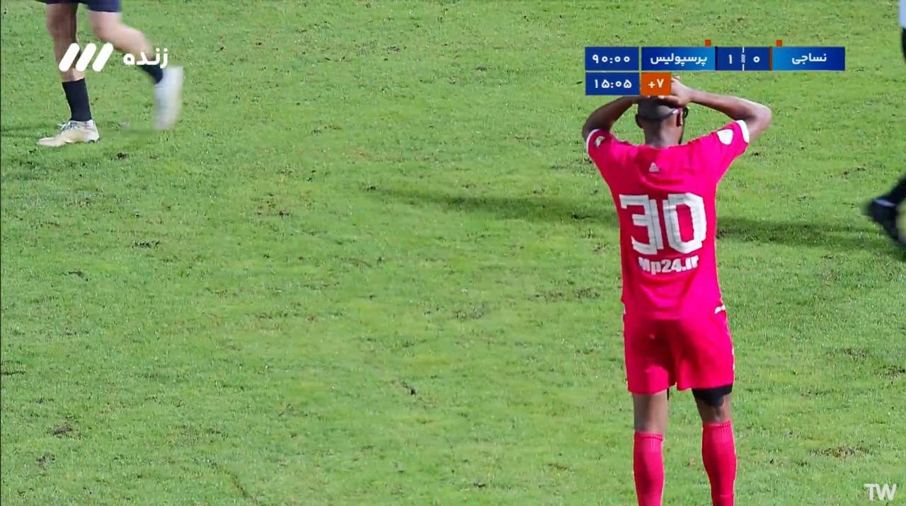 عکس | حسرت یامگا بعد از هدر دادن حساسترین پنالتی فصل