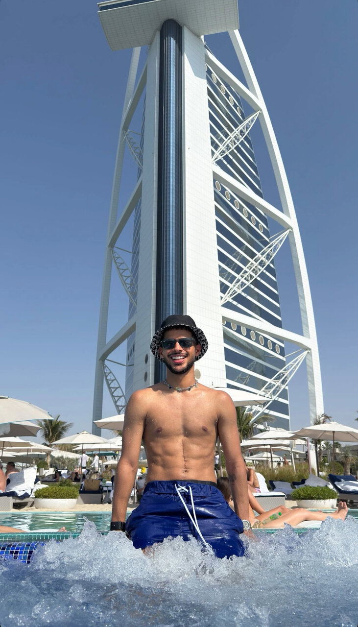 عکس | تفریح لاکچری مهدی قایدی در دبی