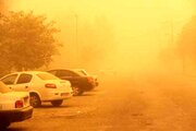ببینید | وضعیت هوای دهلران پس از ورود گرد و غبار شدید