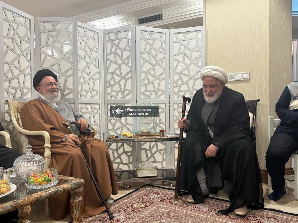 دیدار دبیر کل مجمع روحانیون مبارز با مهدی کروبی+تصویر