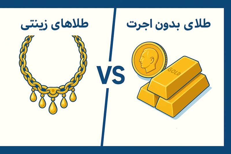 خرید آنلاین طلای بدون اجرت، بیشترین سود و کمترین هزینه