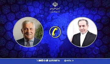 گفتگوی عراقچی با وزیرخارجه ایتالیا گفتگوی عراقچی با وزیرخارجه ایتالیا