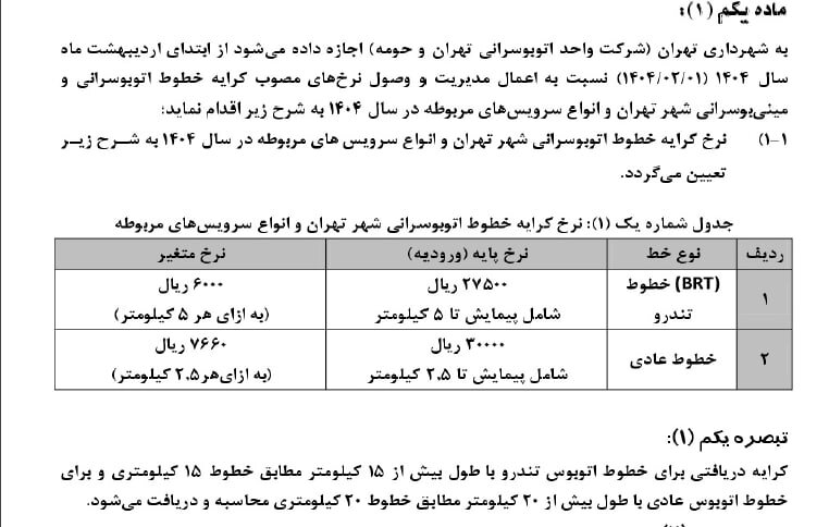 جزییات افزایش کرایههای حمل و نقل عمومی اعلام شد/ آغاز گرانی رسمی کرایهها از اول اردیبهشت/ تاکسی پَر، مترو و اتوبوس شلوغتر از همیشه
