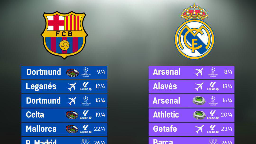 عکس| ۶ فینال لالیگایی رئال مادرید و بارسلونا