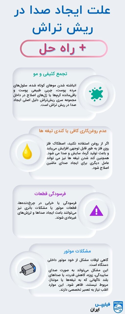 صدای ماشین ریشتراش طبیعی است یا نشانه خرابی؟ بررسی و راه حل