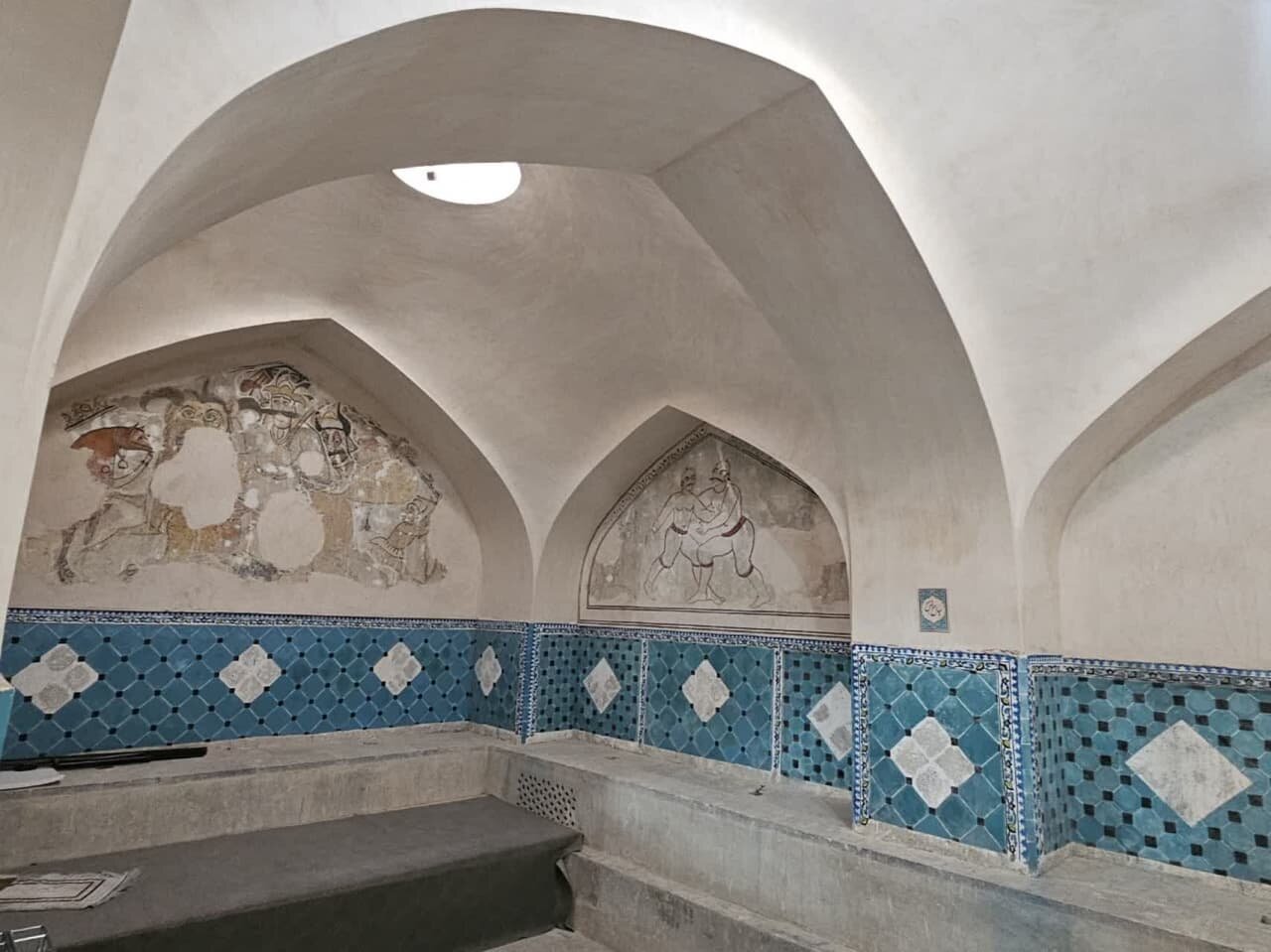 زیبایی حمام «شاهزادهها» در بازار تاریخی «نصفجهان» به روایت «تصویر»