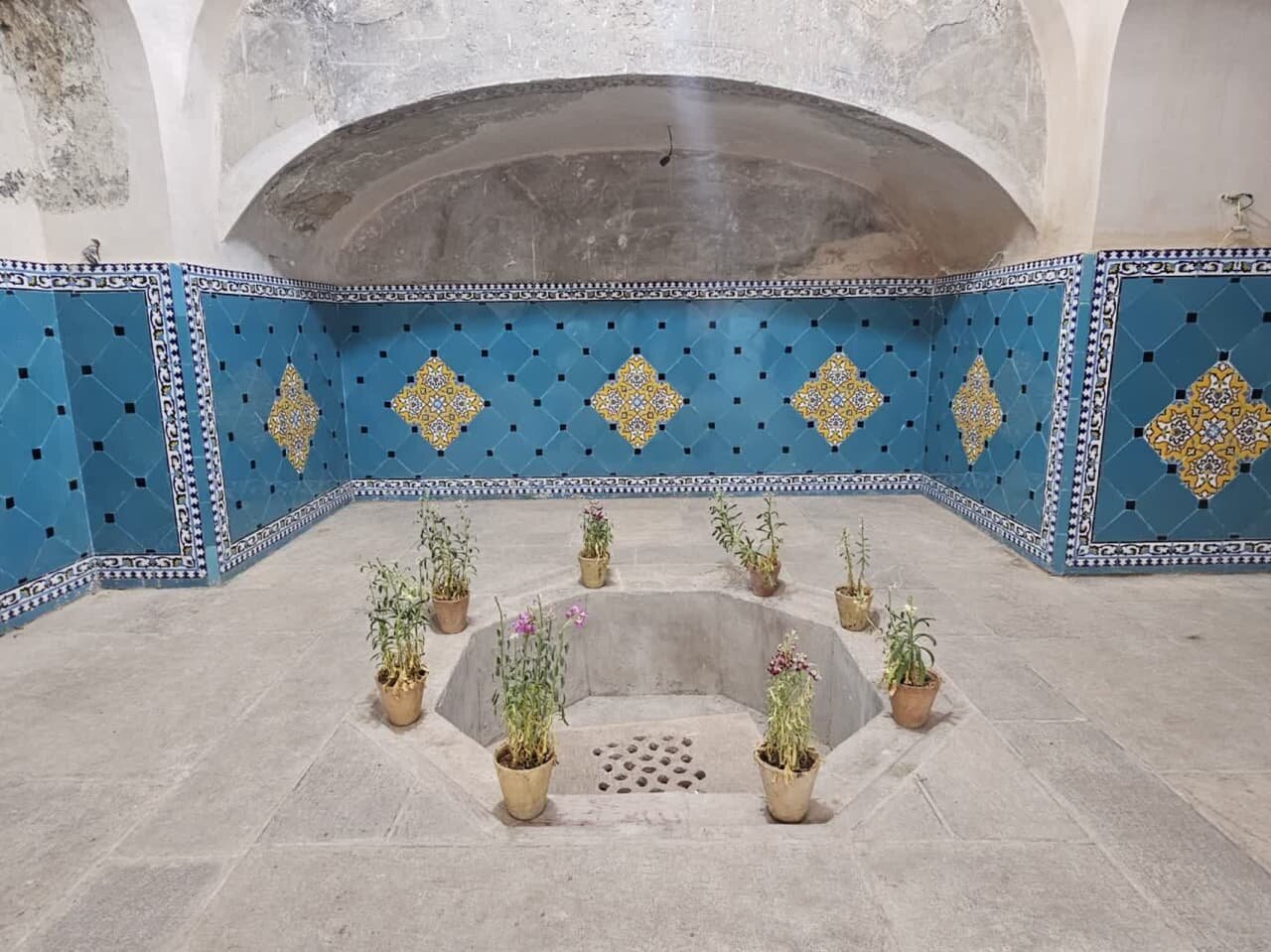 زیبایی حمام «شاهزادهها» در بازار تاریخی «نصفجهان» به روایت «تصویر»