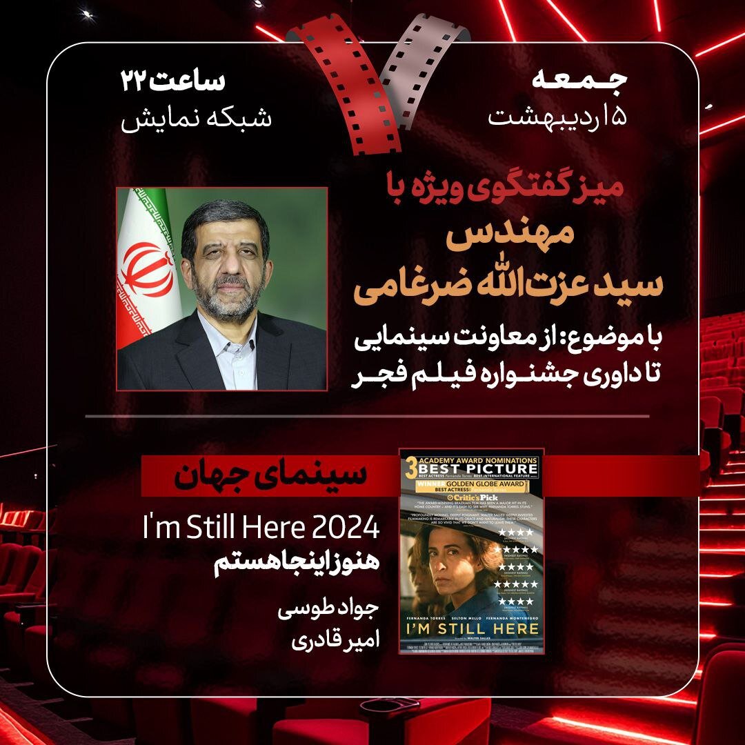 عزتالله ضرغامی در برنامه هفت