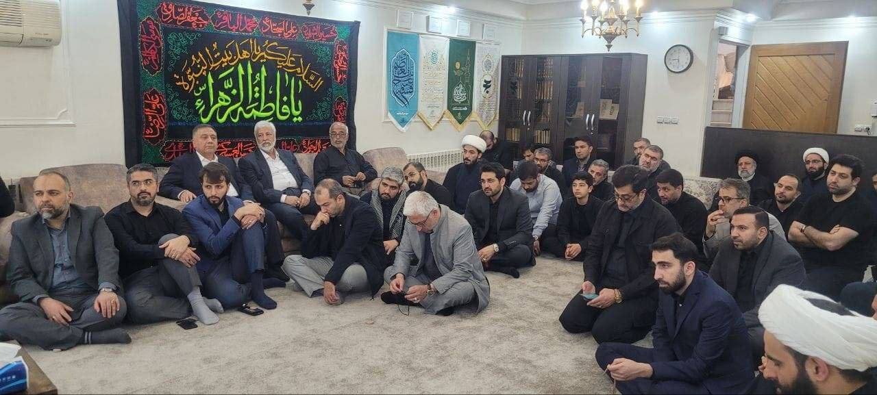 تصاویری از آخرین جلسه روضه خانگی ابراهیم رئیسی